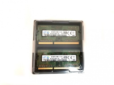Kit Memorie Laptop 2X4GB (8GB), Samsung, PC3-12800S-11-13-B4 M471B5173DB0-CK0, 1.5V, 1600Mhz foto