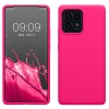Husa Kwmobile pentru Motorola Edge 40 Pro/Edge Plus (2023), Roz, Silicon, KWM0000190S005C, Carcasa