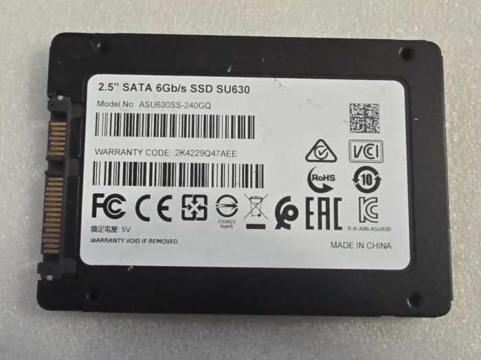 Solid-State Drive (SSD) ADATA SU630, 240GB, SATA3, 2.5&quot;