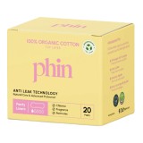 Absorbante zilnice din Bumbac Organic, 20 bucati, Phin