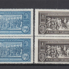 ROMANIA 1933 LP 104 CENTENARUL ORASULUI TURNU SEVERIN PERECHE SERII MNH