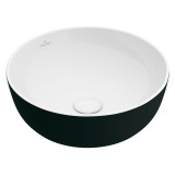 Cumpara ieftin Lavoar pe blat, Villeroy &amp; Boch, Artis, rotund, 43 cm, coal black