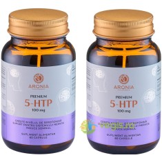 Pachet Premium 5-HTP 100mg 60cps+60cps