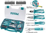 TOTAL - TRUSA DE SCULE - 25 PIESE (INDUSTRIAL) PowerTool TopQuality