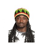 Palarie rasta cu dreadlocks