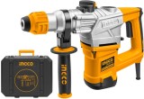 Ciocan rotopercutor 1250W, 5J, 850rpm, 3800bpm, SDS Plus, cu 3 burghie si 2 dalt&Igrave;&brvbar;i, INGCO RH12008