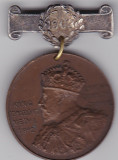 Marea Britanie Anglia 1902 London County Council Edward VII Attendance Medalie