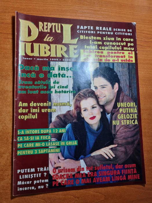 revista dreptul la iubire martie 1999