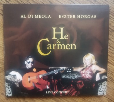 CD Al Di Meola &amp;amp; Eszter Horgas &amp;ndash; He &amp;amp; Carmen - Live Concert foto