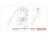 Dr!ve+ DP1010.10.0091 set placute frana,frana disc