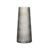 Vaza decorativa din sticla, 12.5x28 cm, Puncte reliefate, ATU-086398, Oem