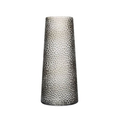 Vaza decorativa din sticla, 12.5x28 cm, Puncte reliefate, ATU-086398 foto