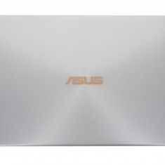 Capac Display cu balamale Laptop, Asus, ZenBook 14 UM433IQ, UM433DA, 13N1-A6A0102, 90NB0PD6-R7A010, argintiu