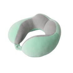 Pern&Auml; de voiaj pentru g&Atilde;&cent;t, bumbac moale, suport ergonomic cu 4 puncte de confort, sistem de prindere cu capse, ideal&Auml; pentru c&Auml;l&Auml;torii, birou, ma