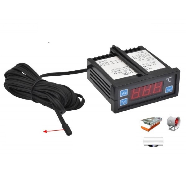Controler Digital de Temperatura -50˚C +50˚C XMK 010 5D035 XXM