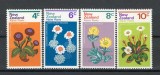 New Zealand 1972 Mi 584/87 MNH, nestampilat - Flori, Flora