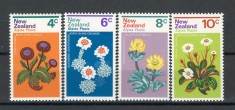 New Zealand 1972 Mi 584/87 MNH, nestampilat - Flori