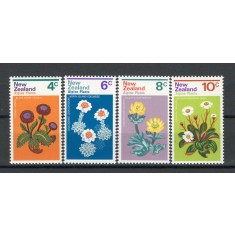 New Zealand 1972 Mi 584/87 MNH, nestampilat - Flori