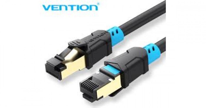 Patch cord SFTP Vention, Cat. 6, RJ-45 (T) la RJ-45 (T), 2m, , ecranat, 27AWG, cupru, negru, &amp;quot;VAP-A06-B200&amp;quot; (timbru verde 0.18 lei) - 692279