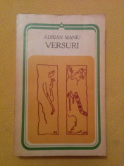 Versuri - Adrian Maniu (Editura Minerva, anul 1979) foto