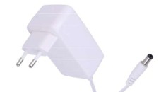 Sursă de alimentare POS POSC12200A-H-WH, 12V/2A/24W, adaptor orizontal, AC:CEE 7/16. priză 2.1x5.5mm