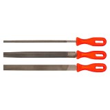 Set pile pentru metal 3 piese, plate, semirotunde si rotunde TOP TOOLS