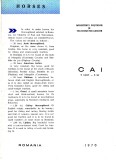 TSV - PLIANT DE PREZENTARE , CAI, 1970 LP 747
