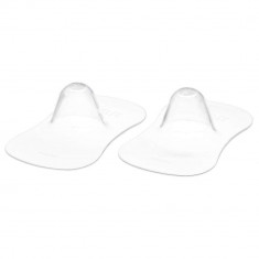 Set 2 protectii din silicon pentru mameloane M Philips Avent SCF153 03, Transparent foto