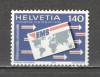 Elvetia.1989 Uniunea Postala Universala-Domenii de activitate SH.170, Nestampilat