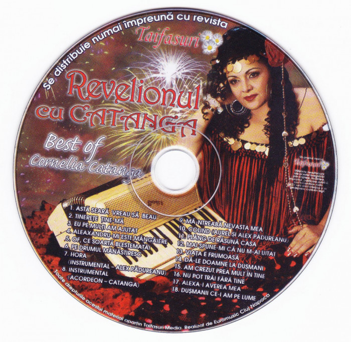CD Pop: Cornelia Catanga &ndash; Revelionul cu Catanga ( Best Of - original )