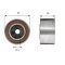 GATES T42185 PowerGrip&reg; Rola ghidare/conducere, curea distributie