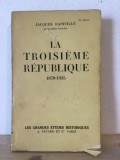 Jacques Bainville - La Troisieme Republique 1870-1935, A. Fayard et Cie, 1936, Carte Istorie