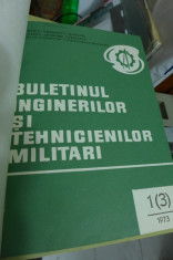 Buletinul inginerilor si tehnicienilor militari 1(3) 1973 foto