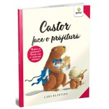 Castor face o prajitura/ Castor