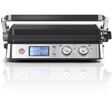Gratar electric multifunctional Braun MultiGrill 9 CG9040, 0X17900003, 2000W, 3 moduri de gatire, temperatura maxima 230˚C, functie Sear 250˚C, argint