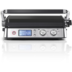 Gratar electric multifunctional Braun MultiGrill 9 CG9040, 0X17900003, 2000W, 3 moduri de gatire, temperatura maxima 230˚C, functie Sear 250˚C, argint
