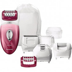 Epilator Panasonic ES-ED92RP503, Wet &amp;amp;amp; Dry, 48 pensete, Lavabil, LED, Indicator viteza foto