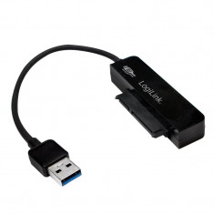 CABLU USB LOGILINK adaptor USB 3.0 (T) la S-ATA (T) 6cm adaptor USB la HDD S-ATA 2.5&amp;amp;quot; negru &amp;amp;quot;AU0012A&amp;amp;quot; foto