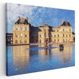 Tablou Jardin du Luxembourg Paris Franta 1528 Tablou canvas pe panza CU RAMA 30x40 cm
