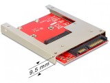 Adaptor SATA 22 pini la mSATA 9.5mm full size, Delock 61892