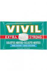 Bomboane fara zahar Vivil Extra Strong cu Eucalipt si Mentol