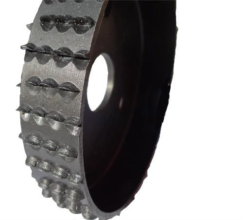 Disc rașpel cupă 90mm pentru polizor unghiular T-40/90 ax 22,2mm