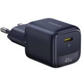 Incarcator Retea Baseus EnerFill FN22, 45W, 3A, 1 x USB-C, Negru E0123300