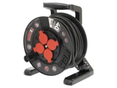 Prelungitor alimentare KEL 3x2,5mm2 4 prize 40m 16A negru