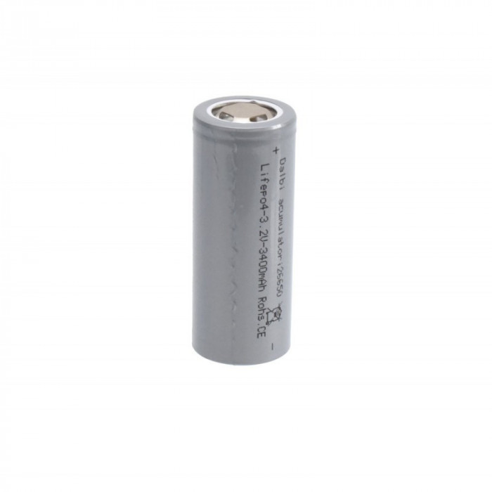 Acumulator LifePo4 - 26650 / 3,2V-3400mAh