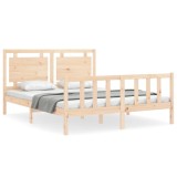 Cumpara ieftin Cadru de pat fara saltea, 160x200 cm, lemn masiv pin