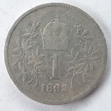 Austria 1 corona / Korona 1893 argint Franz Joseph
