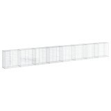 Cumpara ieftin Cos gabion cu capac, 800x50x100 cm, fier galvanizat