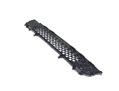 Grila bara fata JEEP GRAND CHEROKEE (WL), 21-, cu 2 gauri senzori parcare; vopsit; negru; inferior; fara Overland, model : L, foto