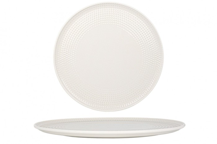 Bonna Farfurie cu pizza - Pure Dot - Por&Aring;&pound;elan - 32 cm - set de 2